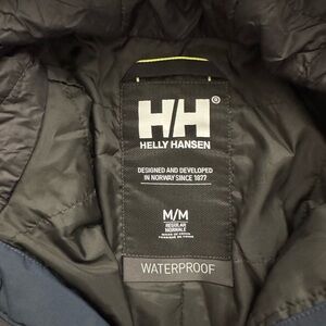 Helly Hansen Men’s Navy Waterproof Parka Jacket- Size M